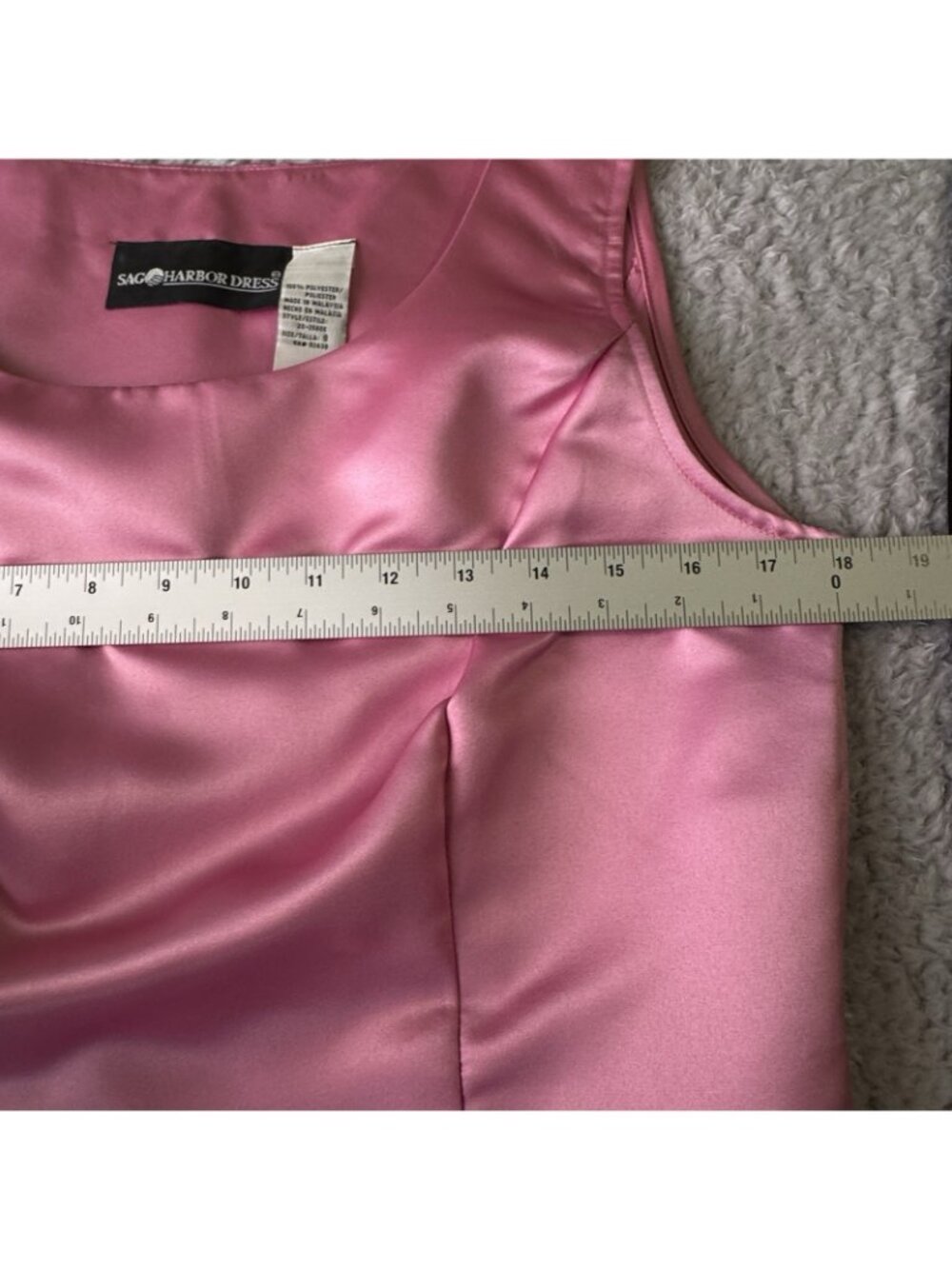 Mid-Century Style Suit 3pc Women's Sz 8 Jacket Black Knit Pink Satin Midi Skirt - Picture 16 of 16